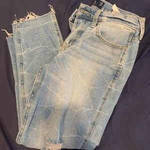 hollister ripped jeans